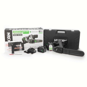 Máy cưa xích 12 inch dùng pin Hukan G2-C66 (2 Pin 4.5Ah, 1 Sạc)