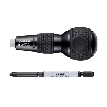 Tuốc Nơ Vít Đóng +2x100mm VESSEL 125252 No.230HW-2 Kèm Bit
