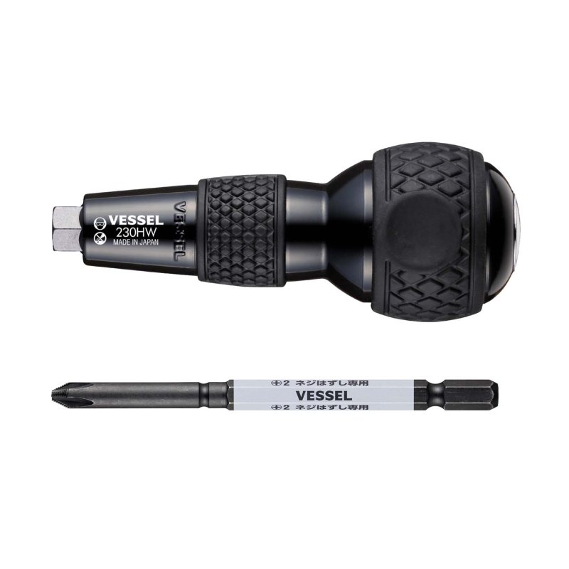 Tuốc Nơ Vít Đóng +2x100mm VESSEL 125252 No.230HW-2 Kèm Bit