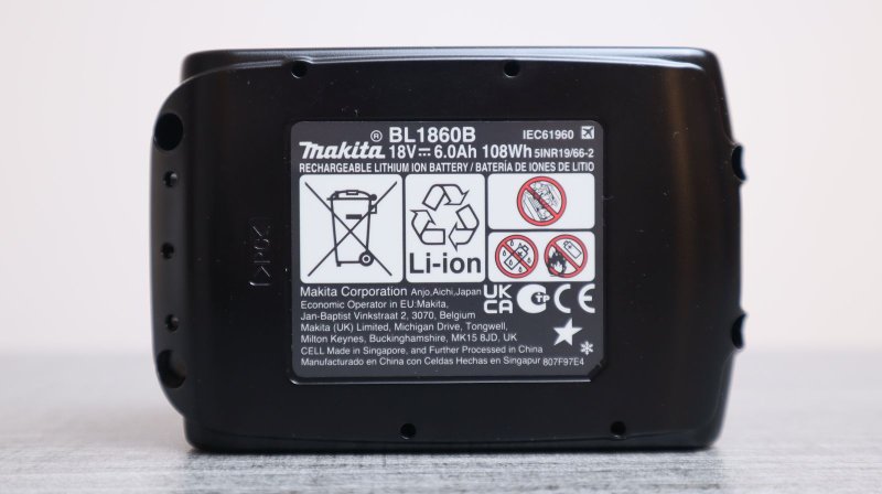 18V/6.0Ah Pin Lithium-Ion Makita BL1860B (197422-4)