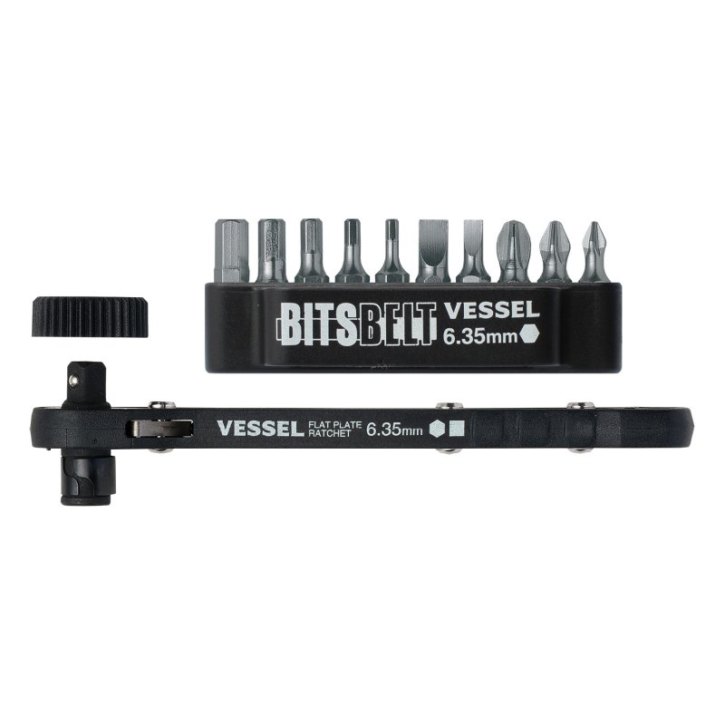 Bộ dụng cụ vặn ốc bằng kim loại VESSEL 250070 TD-70 (10 đầu vặn /bộ)