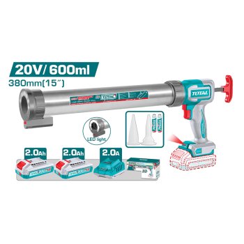 Máy Bắn Keo Pin 20V Total TCGLI20031 (Kèm 2 Pin 2.0Ah, 1 Sạc)
