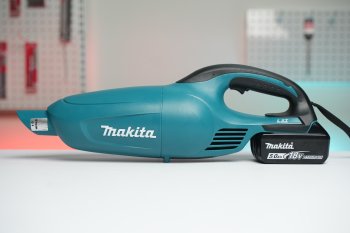 Máy hút bụi cầm tay dùng pin 18V Makita DCL180RT (1 Pin 5.0Ah, 1 Sạc nhanh)