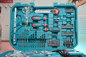 Bộ máy khoan động lực dùng pin 20V Total THKTHP11652 (165 món phụ kiện)