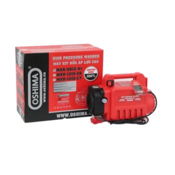 Máy xịt rửa 2.5kW Đỏ Điện 1 pha Oshima MXR-0812-K1