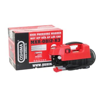Máy xịt rửa 2.5kW Đỏ Điện 1 pha Oshima MXR-0812-K3