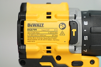 Thân máy khoan động lực dùng pin 20V Max Dewalt DCD799N-B1 (Atomic™)