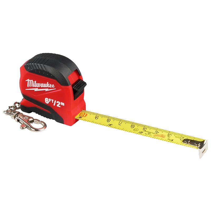 Thước cuộn thép 2m móc khóa Milwaukee 48-22-1706