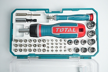 Bộ tuốc nơ vít đa năng 55 chi tiết Total TACSD30556
