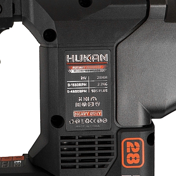 Máy Khoan Bê Tông Pin 21V HUKAN G3-MEL528 GEN 3 (Chưa Pin & Sạc)