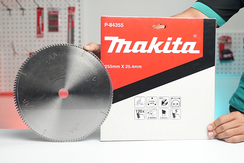Lưỡi cưa hợp kim P-68018 255x25.4x120T (Nhôm) Makita P-84355
