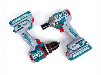 Bộ combo máy khoan búa TIDLI206681 & máy vặn bu lông TIWLI20451 Total TCKLI20286