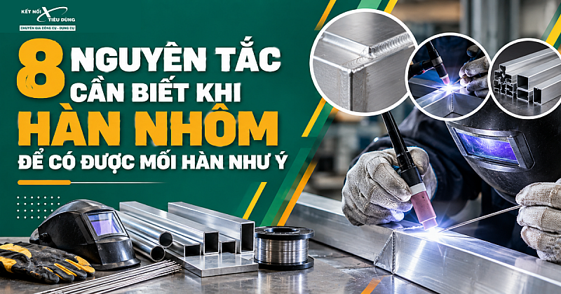 8 Nguyên tắc cần biết khi hàn nhôm để có được mối hàn như ý