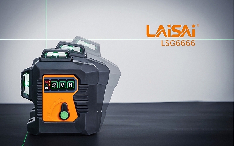 Máy cân mực laser 12 tia xanh Laisai LSG6666