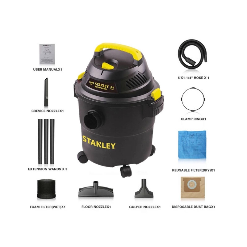 Máy Hút Bụi Khô Ướt 19L Stanley SXV19115P 1000W
