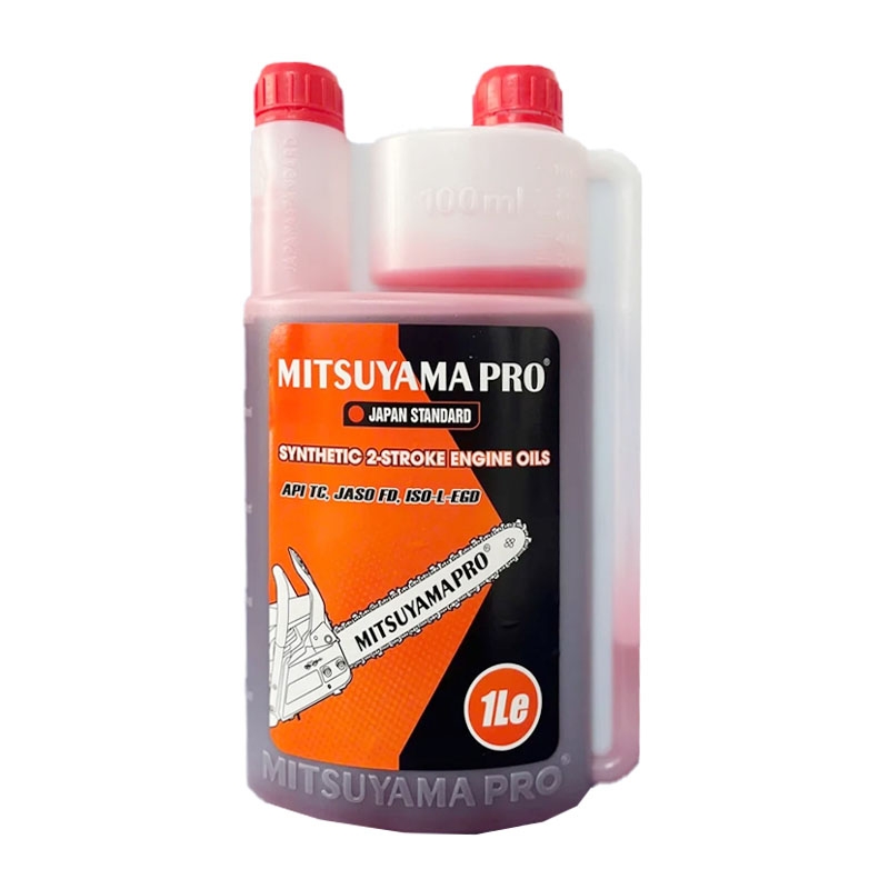 Nhớt 2 Thì Mitsuyama Pro 1L Màu Đỏ Dòng Xmaxpro