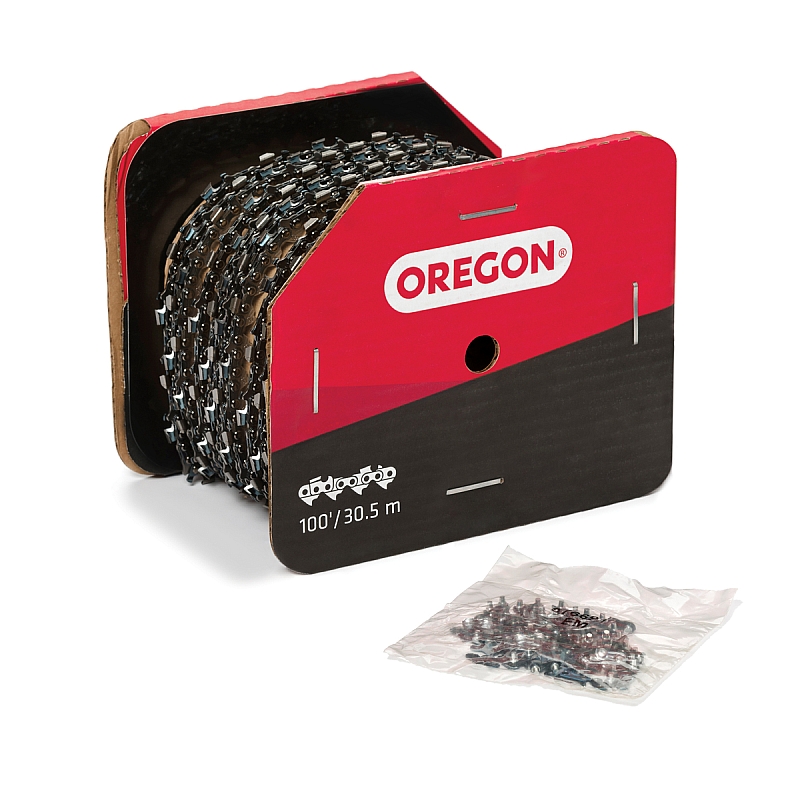 Xích Cuộn Máy Cưa Oregon 72EXL100R (Xích Hầu Vuông 3/8" 1.3mm Có Rãnh Nhớt 100ft)