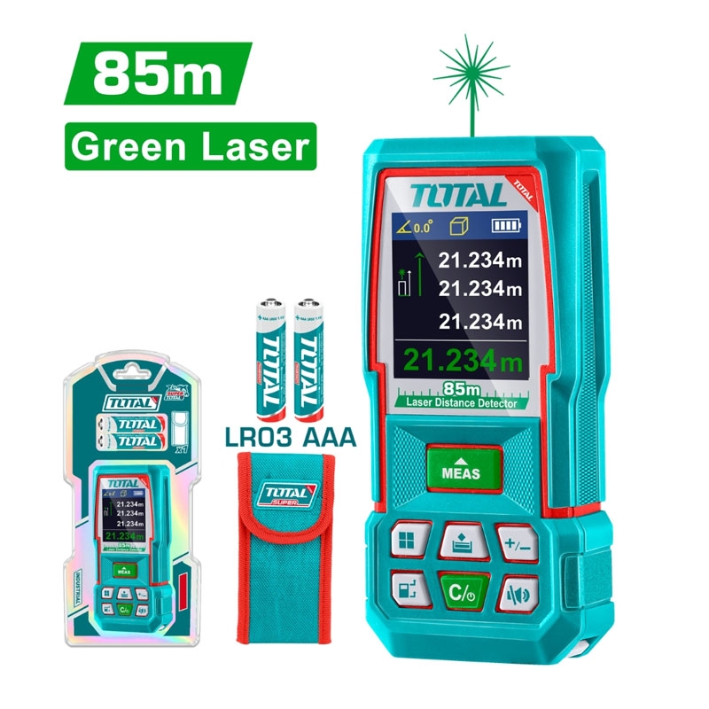 Máy Đo Khoảng Cách Laser Xanh 85m Total TMT58527