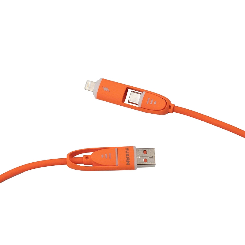 Cáp Sạc Nhanh 4 Trong 1 Hukan G1-C60UT04 60W Dài 1m