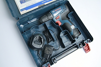 Máy khoan vặn vít dùng Pin 12V Bosch GSR 120-LI GEN II (1 Pin 2.0AH)