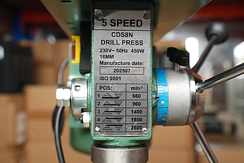 450W Máy khoan bàn 8 tấc CDS8N