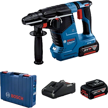 Máy Khoan Búa Pin 18V Bosch GBH 187-LI (2 Pin 4Ah, 1 Sạc)