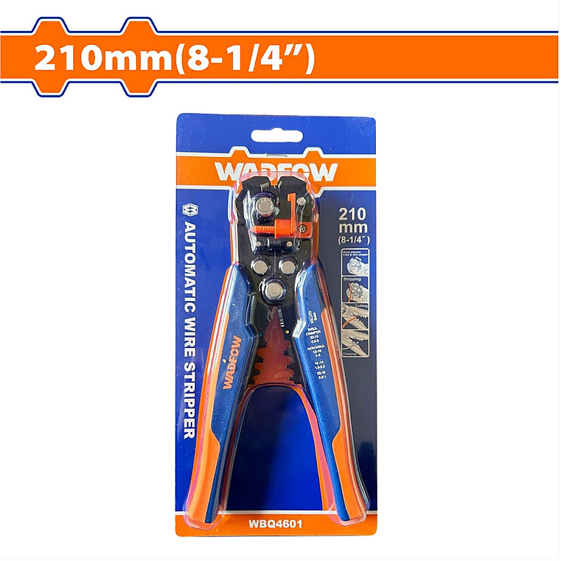 Kềm Tuốt Dây Điện Tự Động 3 Trong 1 Wadfow WBQ4601