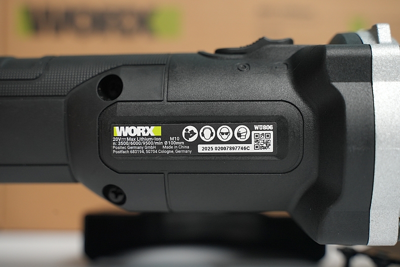 100mm Máy mài góc dùng pin 20V Worx WU806 (2 Pin 4.0Ah & Sạc)