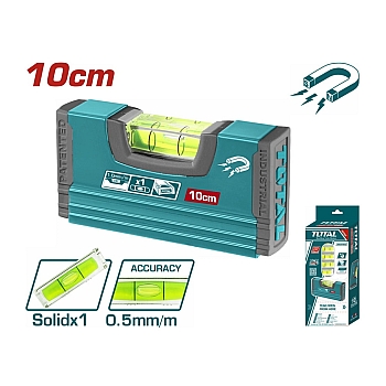 Thước Thủy Mini 10cm Total TMT205101 (Có Nam Châm)