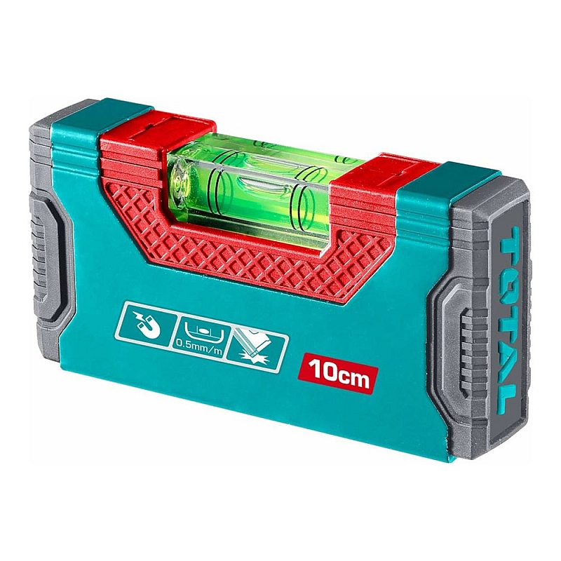 Thước Thủy Mini 10cm Total TMT205101 (Có Nam Châm)