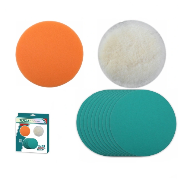 Bộ 12 đĩa mài bóng và đánh bóng 180mm Total TAC18012