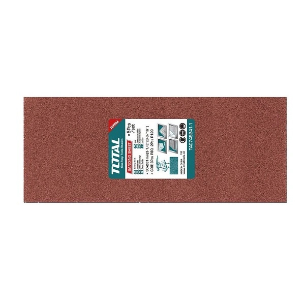 Giấy chà nhám chữ nhật Total TAC749241-1