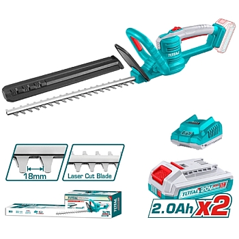 Máy cắt hàng rào dùng pin 20V Total THTLI20462 (Kèm 2 pin 2.0Ah & sạc)