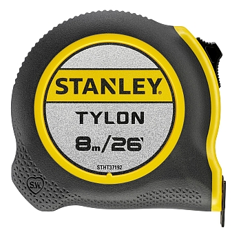 Thước Cuộn Thép TYLON 8m/26ft x 25mm STANLEY STHT37192 (Hệ Mét Và Hệ Inch)