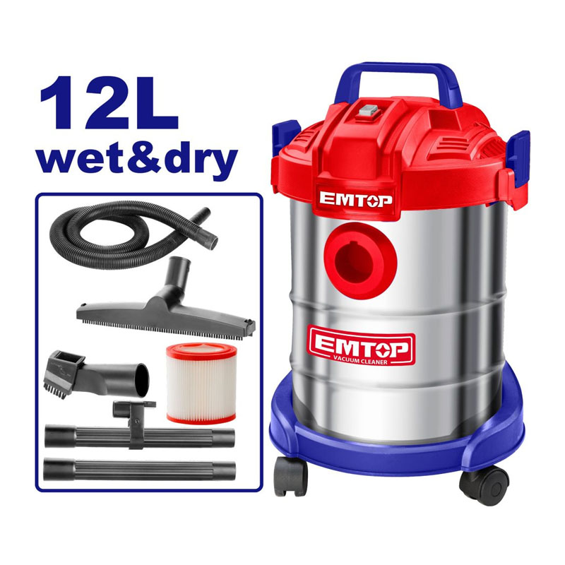 12L Máy hút bụi 800W Emtop EVCR0801