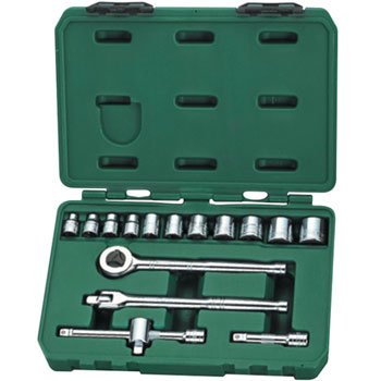 3/8" Bộ tuýp 16 chi tiết hệ inch Sata 09085