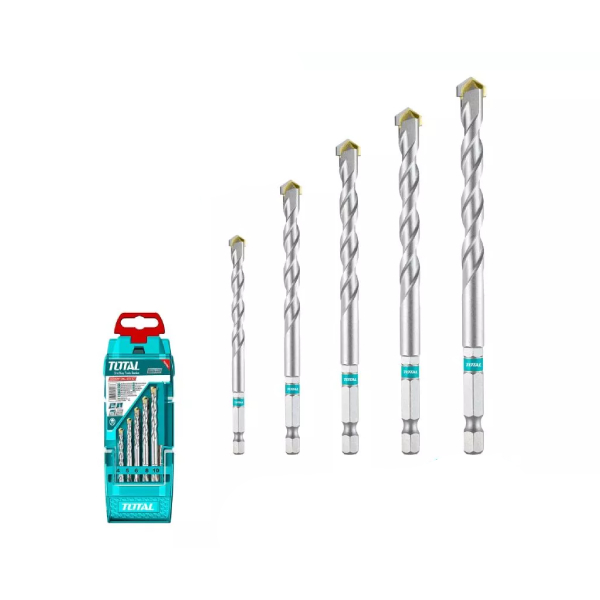 Bộ 5 mũi khoan bê tông Total TACSD6055