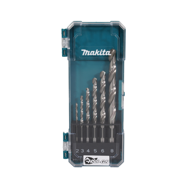 Bộ 6 mũi khoan kim loại HSS-GS Makita D-78346