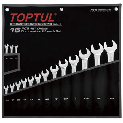 Bộ cờ lê vòng miệng hệ in 16cp Toptul GPBB1602