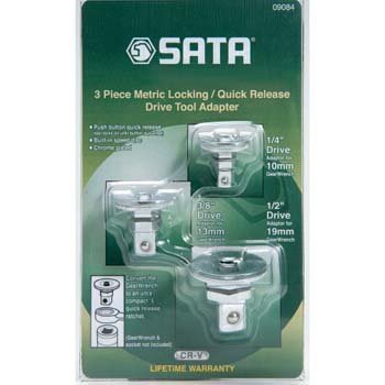 Bộ đầu chuyển cờ lê tự động 3 chi tiết Sata 09084