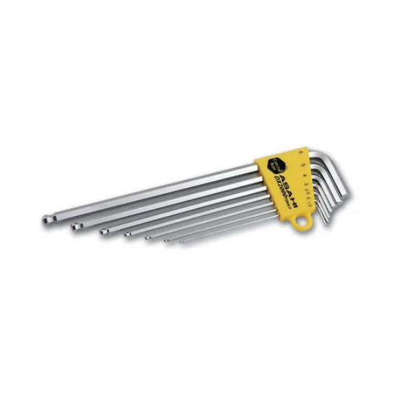 Bộ lục giác bi loại dài 1.5-6mm ASAHI AQKS710