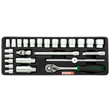 Bộ túyp vặn ốc 25 món Toptul GCAT2502
