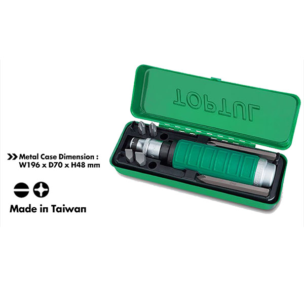 Bộ vít đóng 1/2" 8 chi tiết Toptul GAAD0808