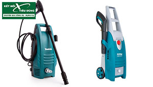Đánh giá 2 máy xịt nước rửa xe Makita HW101 và TOTAL TGT1133