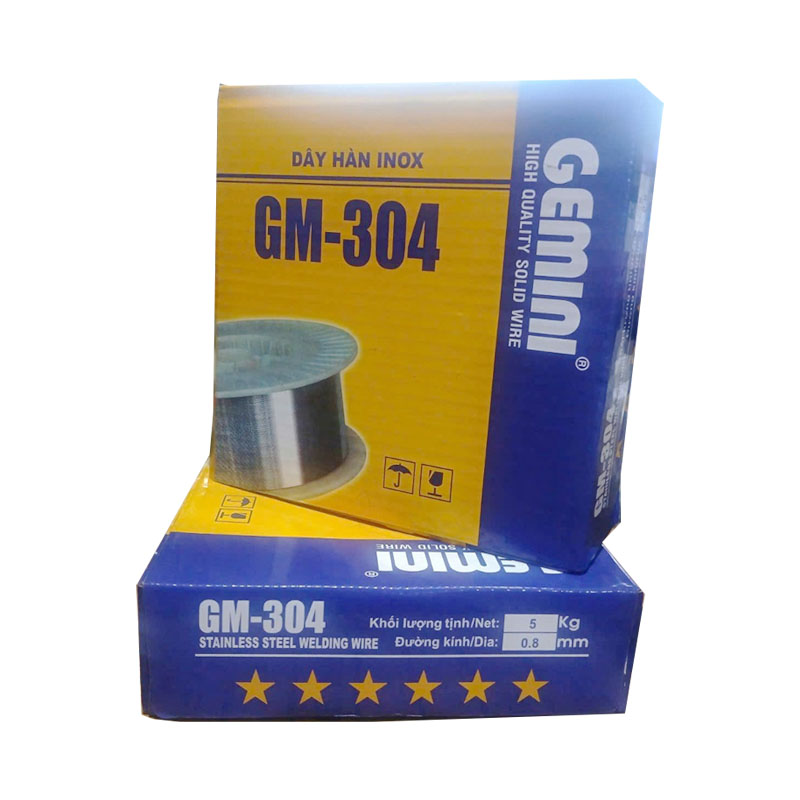 Dây hàn Inox Kim tín Gemini 1.0mm GM-304 (Cuộn 5Kg)