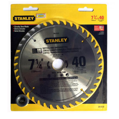 Đĩa cưa gỗ hợp kim 60 răng Stanley 20-523 184 x 25.4 x 60T