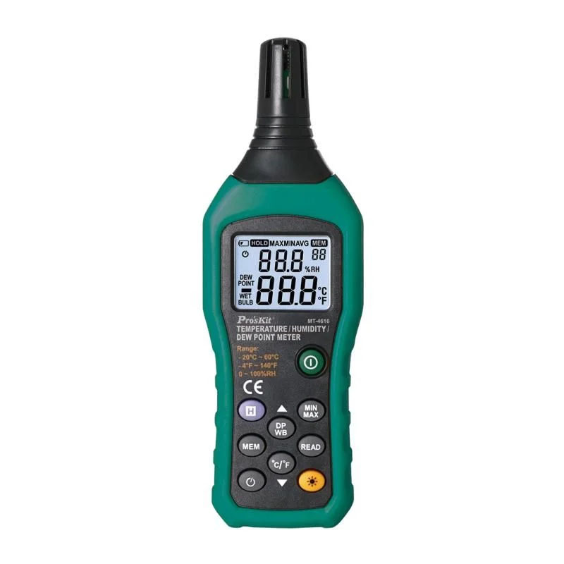 Máy đo nhiệt độ, độ ẩm, điểm sương Pro'skit MT-4616 (-20 ~ 60°C)