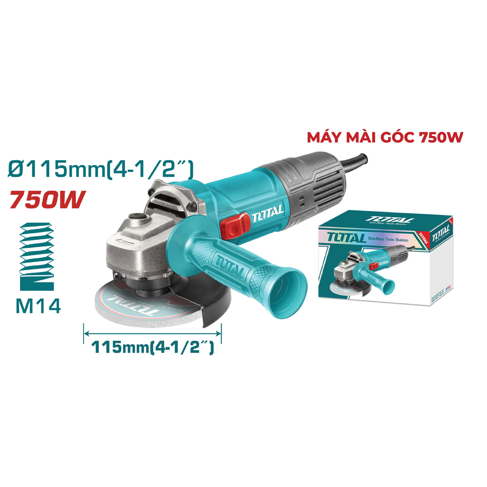 Máy mài góc 750W Total TG10711556 (115mm)