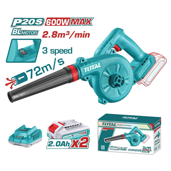 Máy thổi bụi dùng pin 20V Total TABLI20682 (2 Pin 2.0Ah, 1 sạc)