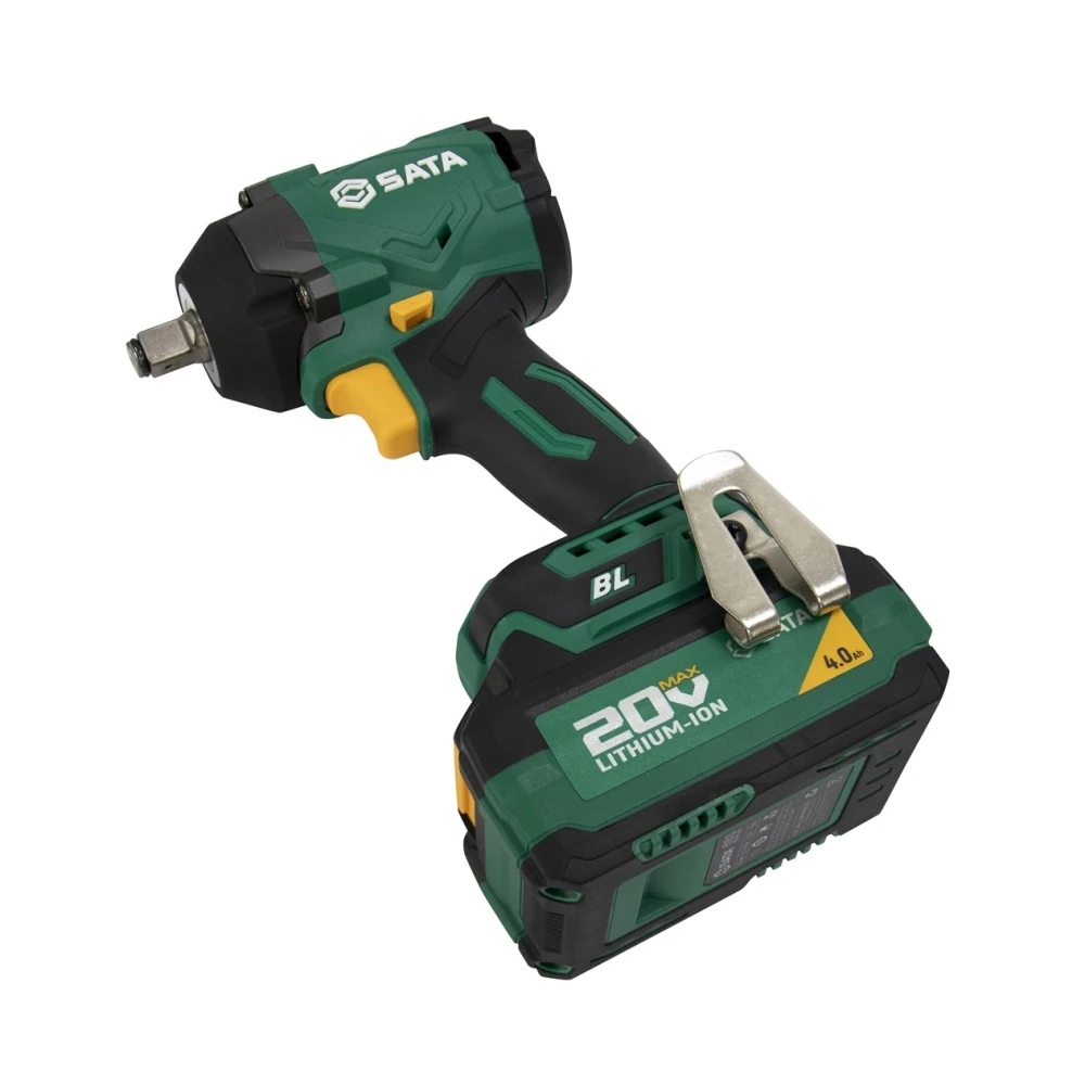 Máy vặn bu lông dùng pin 20V Sata 151074U (2 Pin 4.0Ah, 1 Sạc)